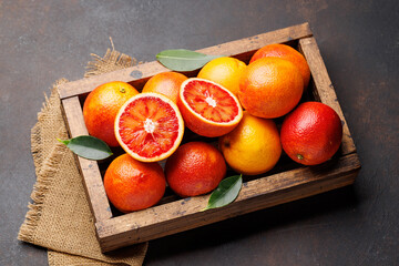 Fresh Red Oranges