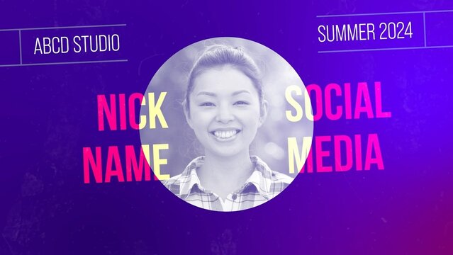 Animated Team Profile Presentation Colorful Slideshow Intro Opener