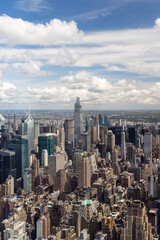 Fototapeta premium Manhattan skyline in New York