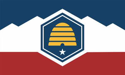 Utah New State Flag - 756305035