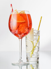 Aperol spritz and gin tonic cocktails - 756305817