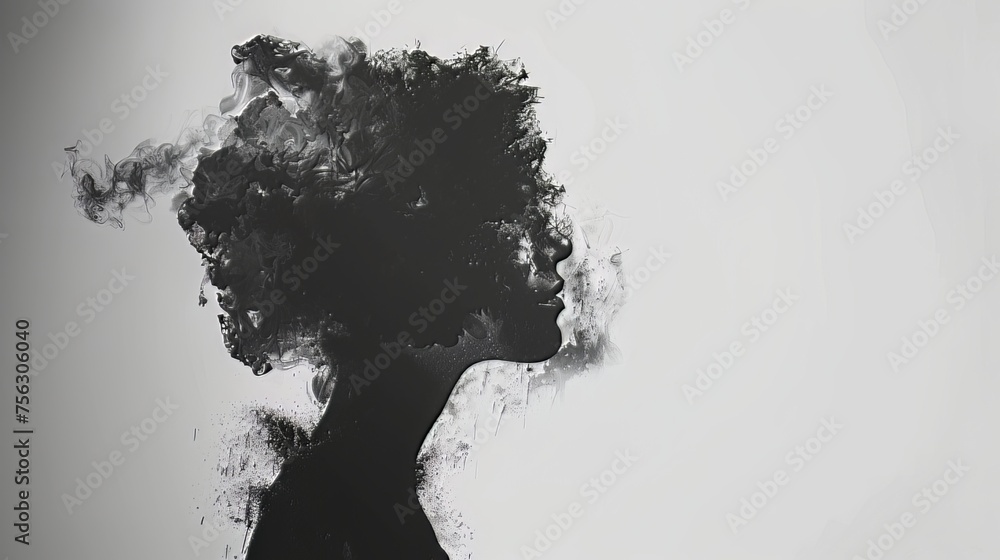 Poster negative space: experiment with negative space by leaving empty areas around your main subject. nega