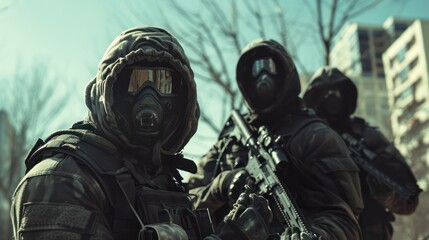 Photograph of a mercenary officer