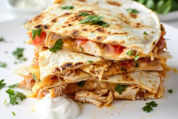 Chicken Enchilada Stack A Tasty and Nutritious Meal for Your Monthly Meal Prep Generative AI