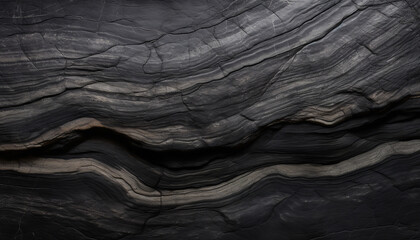 a photo-realistic top down full screen zoomed in view of a black dolomite marble - obrazy, fototapety, plakaty