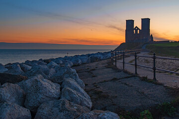 Reculver Towers Kent on a March Dawn