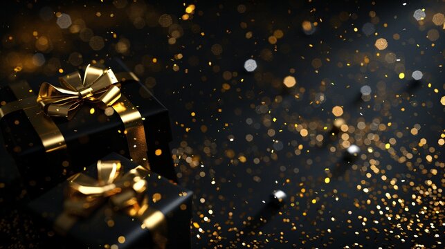 Golden Glow of the Month Celebrate the New Year with a Sparkling Touch Generative AI