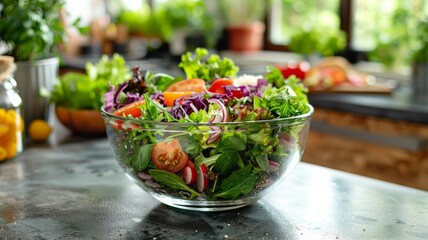 Fresh spring salad