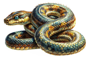 Obraz premium snake on a transparent background