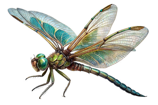 dragonfly on a transparent background