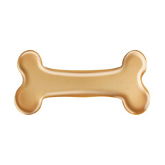dog bone isolated on white