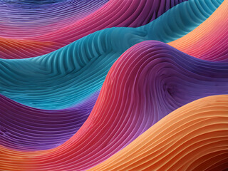 abstract colored multicolored waves background