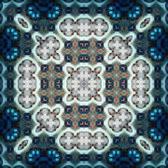 Seamless square abstract pattern. Art texture. Textiles and fashion