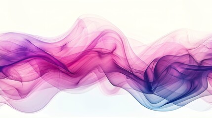 a stunning visual featuring vibrant pink and deep purple hues intertwined in abstract wavy patterns against a minimalist white canvas. SEAMLESS PATTERN