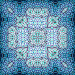 Seamless square abstract pattern. Art texture. Textiles and fashion