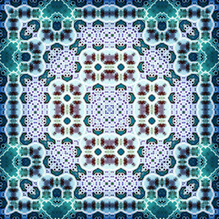 Seamless square abstract pattern. Art texture. Textiles and fashion