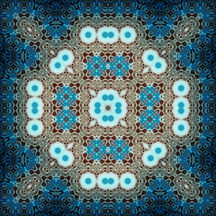 Seamless square abstract pattern. Art texture. Textiles and fashion