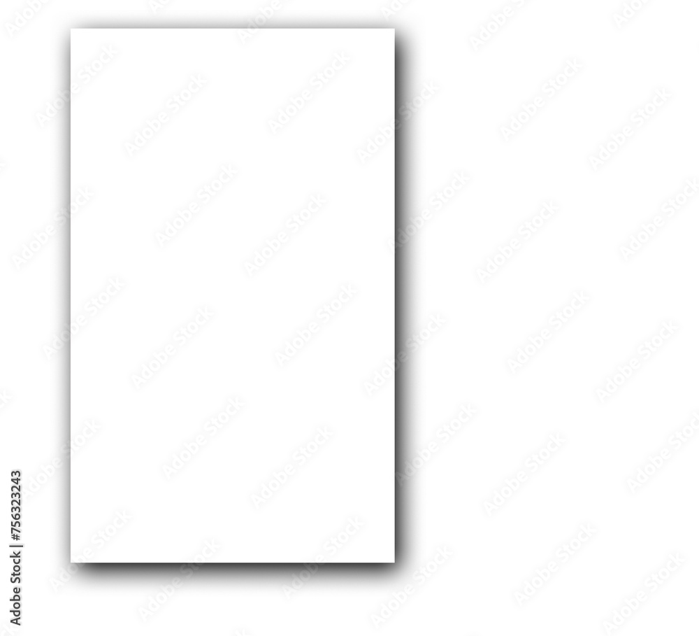 Poster realistic shadow effect for design