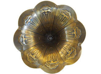Large antique gold audio player