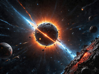 space art background graphic - 756327416