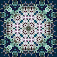 Seamless square art pattern. The pattern is abstract. The texture is mysterious