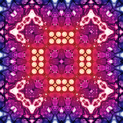 Seamless square art pattern. The pattern is abstract. The texture is mysterious