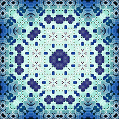 Seamless square abstract pattern. Art texture. Textiles and fashion