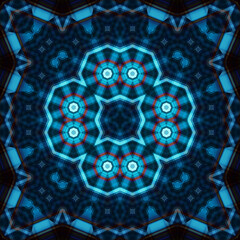 Seamless square art pattern. The pattern is abstract. The texture is mysterious