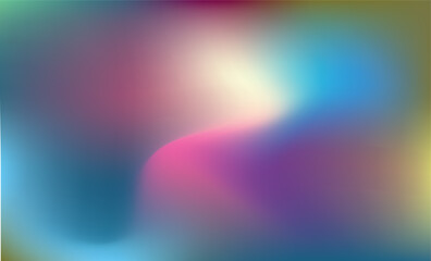 Blurry rainbow vector gradient background