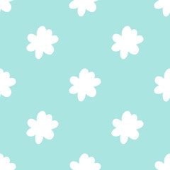 Floral seamless pattern. Simply floral design.
