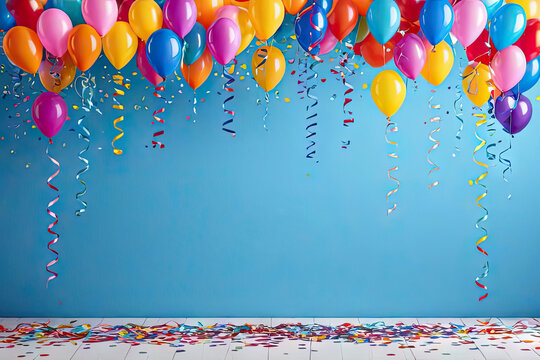 happy birthday balloons, balloons background