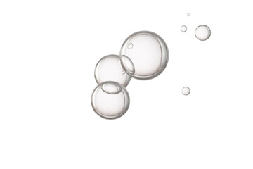 Light gray liquid bubbles