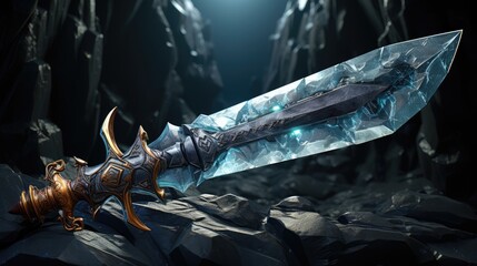 sword in the water