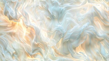a mother-of-pearl flame mother-of-pearlshimmering with a realistic translucent mother-of-pearl colored white flame SEAMLESS PATTERN - obrazy, fototapety, plakaty