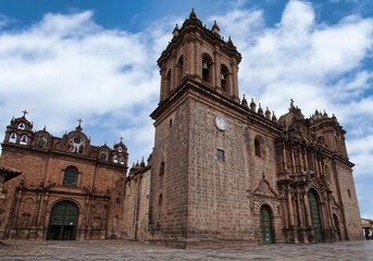 Fototapeta na wymiar Catedral (cathedral) de la Virgen de la Asunción, the cathedral of Cusco (Cuzco), Peru