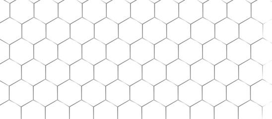 geometric 3d hexon stock ceramic brick tile wall . stock line texture and seamless pattern. Grid lines for composing decorate. llustration for retro, paper, textile, decoration. white in backdrop