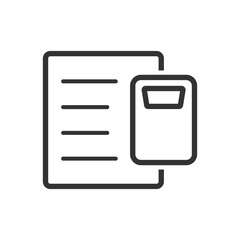 Accounting finance outline icon