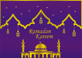 Ramadan Kareem Design Template- Illustration