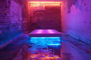Purple Light Showcase A Monthly Event Celebrating Neon Artistry Generative AI