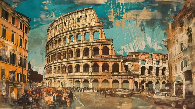 "Echoes of Antiquity: The Colosseum's Pulse in Modern Rome"
