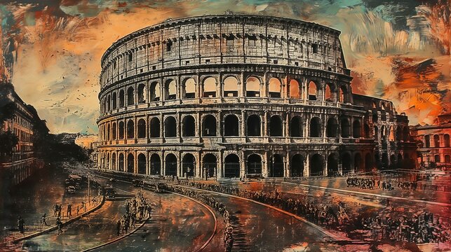 "Echoes of Antiquity: The Colosseum's Pulse in Modern Rome"