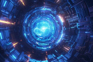 Fototapeta premium Neural Networks The Future of AI Generative AI