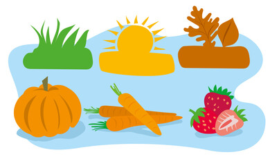 Riddle illustration: "What grows when?"