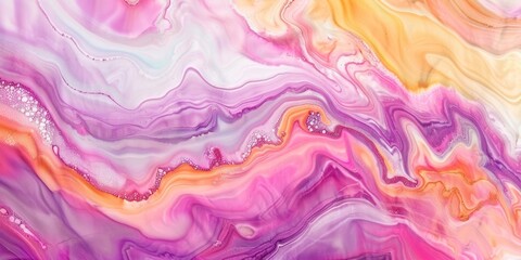 Vibrant abstract ink patterns with marble effect, fluid art background in multiple colors.