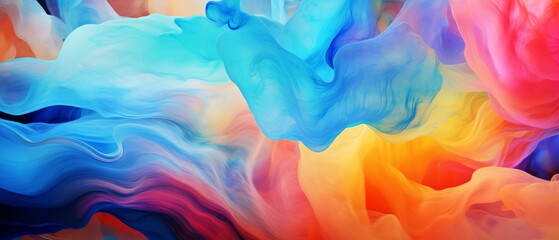 Modern Abstract Organic panorama wallpaper background, bright colors, silk, ultra-resolution, amazing detail, banner Design, Elegant, wave background for document present