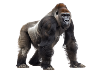 King Kong is big, black, and has long fur.