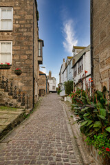 Gemütliche enge Straßen in St. Ives 