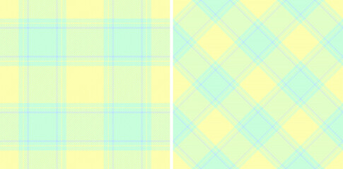 Check pattern fabric of background vector seamless with a tartan texture plaid textile. Set in spring colors in mens flannel shirt styles.