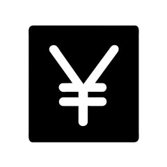 Obraz premium yen currency icon