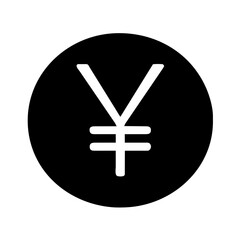 Obraz premium yen currency icon